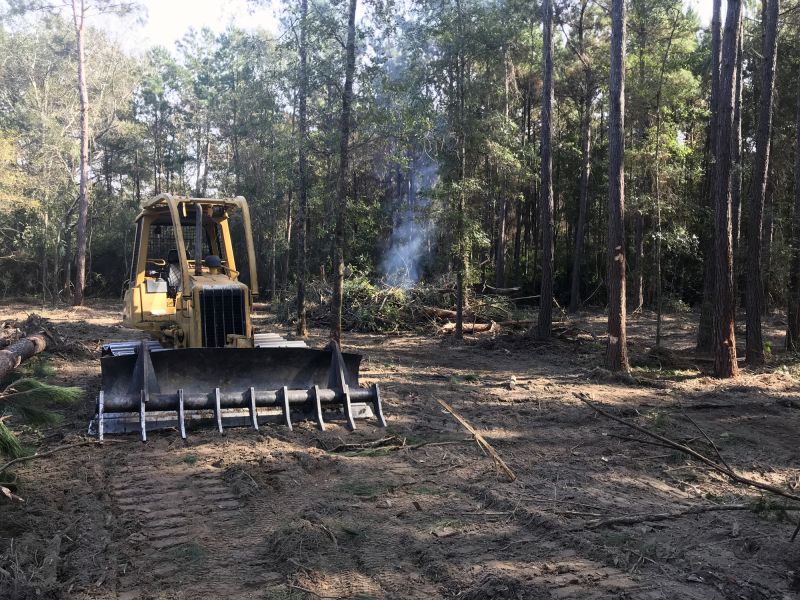 Bulldozer Clearing in Cumming, GA