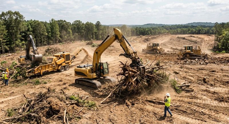 Commercial Land Preparation in Marietta, GA
