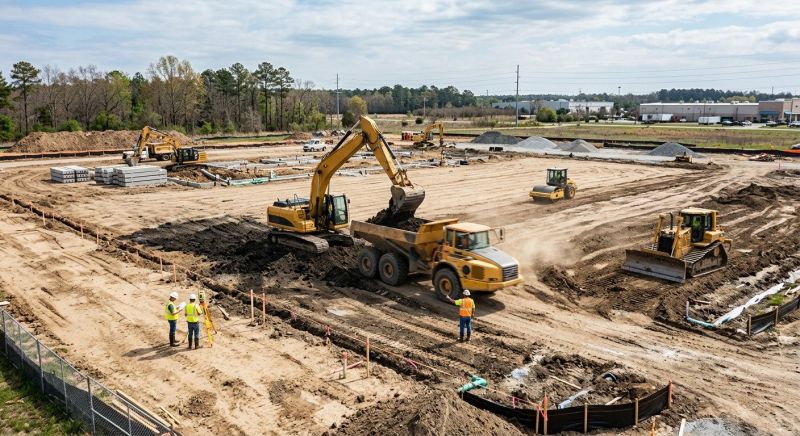 Commercial Land Preparation in Gwinnett County, GA