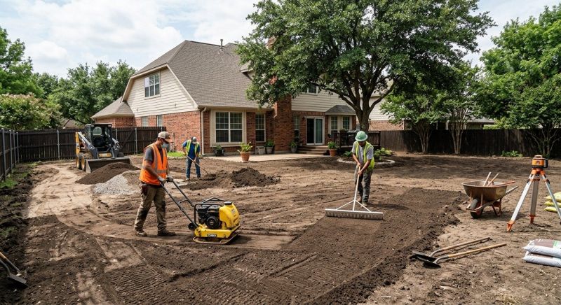 Ground Leveling in Houston, TX