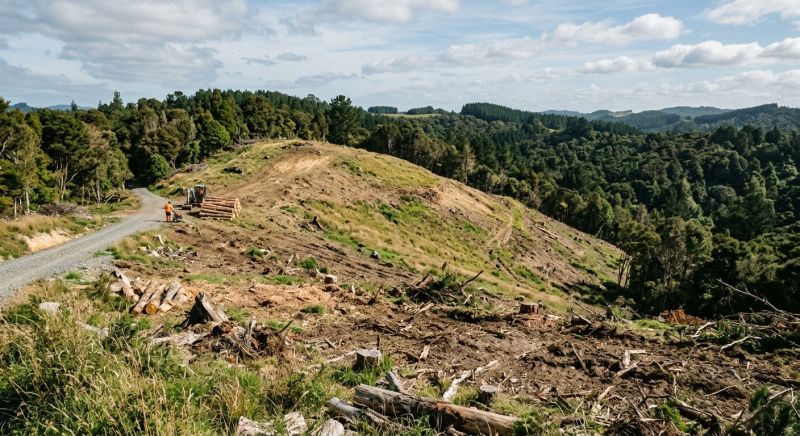Hill Clearing in Cumming, GA