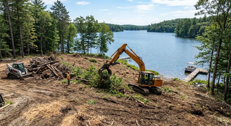 Lakefront Property Clearing in Utah County, UT