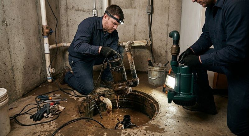 Sump Pump Relocation in Tuscaloosa, AL